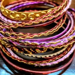 Bundle of Indian bracelets